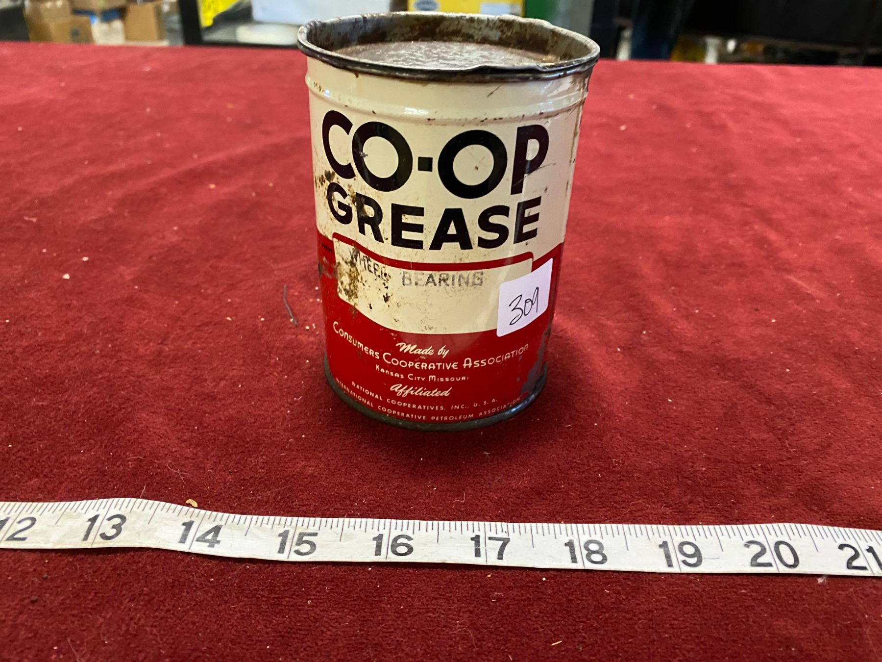 Coop Axle Grease TinFull Schmalz Auctions