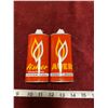 Image 2 : (2) Auer-Fisher Lighter Fluid Tins (Empty)