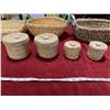 Image 2 : Lot Of 7 Wicker Baskets-Various Sizes