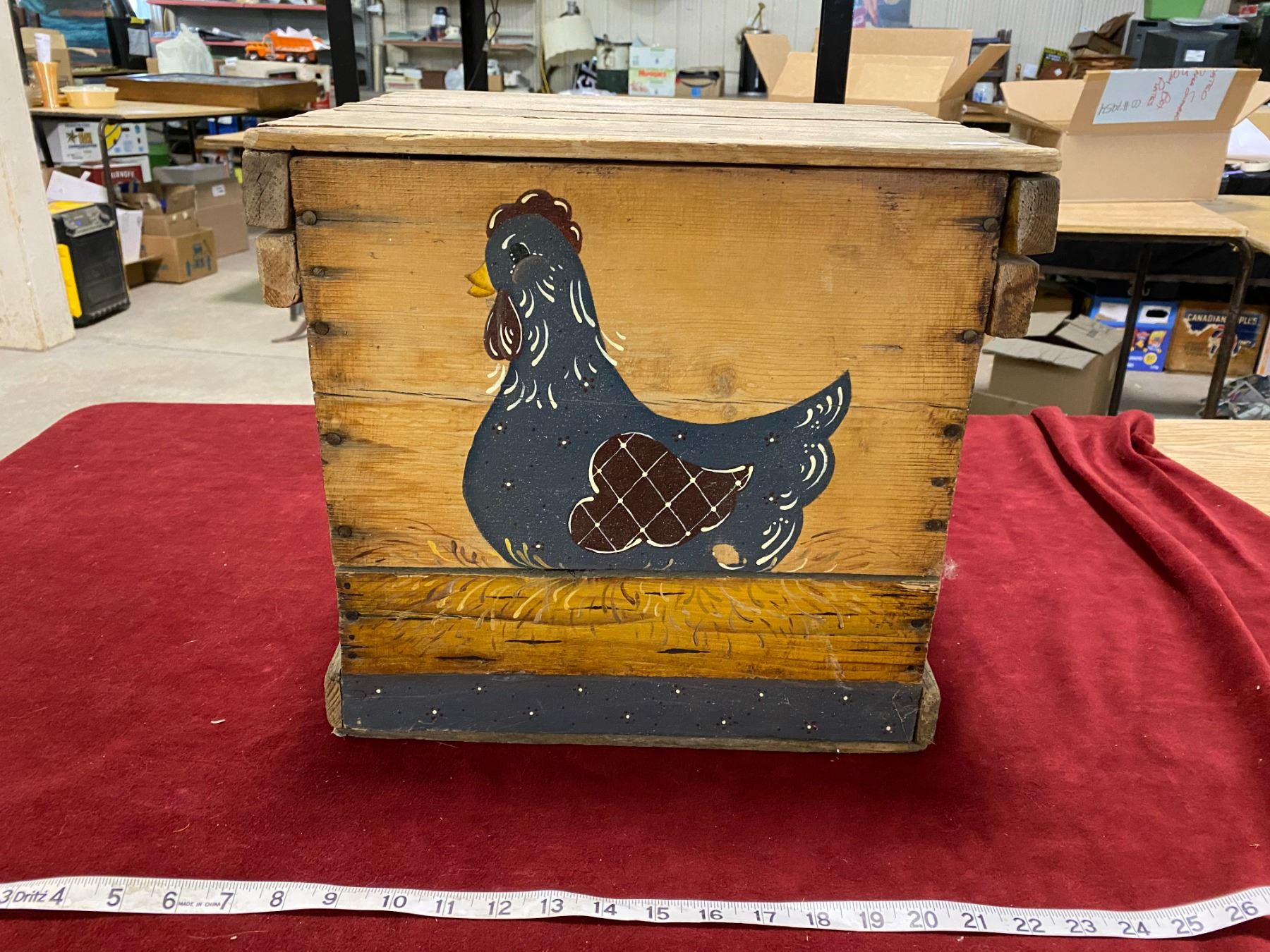 Hand Painted Milk Crate Schmalz Auctions
