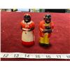 Image 1 : Black American Salt And Pepper Shakers Aunt Jemima And Uncle Mose