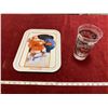 Image 1 : Coca-Cola Drink Tray With Glass