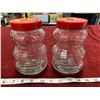 Image 4 : Kraft-Teddy Bear-Glass Peanut Butter Jars (Empty)
