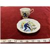 Image 2 : Royal Albert "Ladies Curling" Teacup And Saucer 1940's