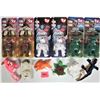 Image 1 : 6 New 1999 McDonalds International teenie beanie baby bears plus 6 1997 1st edition teenie beanie ba