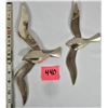 Image 1 : Pair brass wall hanging seagulls Made in India