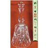 Image 3 : 10" pinwheel 24% lead crystal serving tray(Made In Yugoslavia)/sticker plus 5" crystal bell with gls