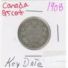 Image 1 : 1908 25 Cent CDN KEY DATE