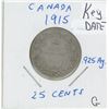 Image 1 : 1915 25 Cent CDN KEY DATE