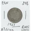 Image 1 : 1927 25 Cent CDN KEY DATE