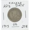Image 1 : 1915 25 Cent CDN KEY DATE