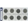 Image 1 : Set Of 8 Nickel Dollars AU