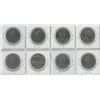 Image 2 : Set Of 8 Nickel Dollars AU