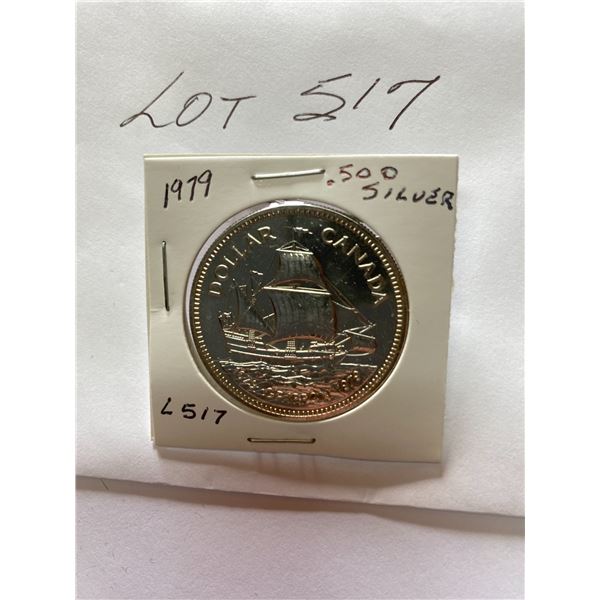 1979 Canada One Dollar Griffon 1679-1979 .500 Silver