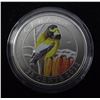 Image 2 : 2012 25 cent coin in case – evening grosbeak