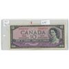 Image 1 : 1954 $10 canadian note-Devils face