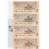 Image 2 : 4 1986 $2 canadian notes