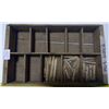 Image 1 : Wooden Divided Box with Wooden Clothespins
