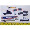 Image 1 : Collection of Small Size Nascar, 1 Drag Car & 2 Semis…