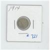 Image 1 : 1914 Canadian small 10 cent piece
