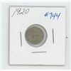 Image 1 : 1920 Canadian small 10 cent piece