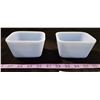 Image 2 : Two Blue Pyrex Referigerator Dishes - No Lids