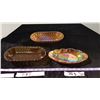 Image 1 : 3 Pieces Carnival Glass