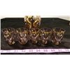 Image 2 : Bohemia Crystal Decanter And 5 Shot Glasses
