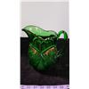 Image 2 : Green Cutglass Pitcher and 4 Matching Glasses
