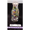 Image 1 : Milk Bottle Full of Marbles