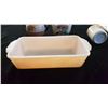 Image 5 : Peach Lustre - Fire King Loaf Pan , Cream / Sugar & Mug