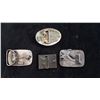 Image 6 : 4 Belt Buckles -Siskiyou Company 1982 -Oregon