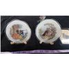 Image 2 : 2 Victorian Miniatures , Ladies Head & 2 Picture Plates