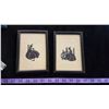 Image 3 : 2 Victorian Miniatures , Ladies Head & 2 Picture Plates