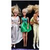 Image 3 : 3 Ken Dolls 1960 -1968 (One Articulated) & 3 1966 Barbie's