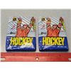 Image 1 : 2 packs 89-90 Opeechee Hockey Joe Sakic rookie product
