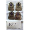 Image 1 : 4 x Quebec Ministry Of Justice Badges