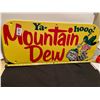 Image 2 : Mountain Dew (fantasy) door kick plate 10.75" X 24"
