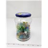 Image 1 : jar of marbles