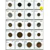 Image 1 : sheet of 20 world coins