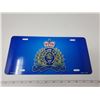 Image 1 : rcmp blue tin license plate