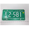 Image 1 : 1965 Sask license plate