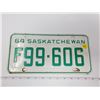 Image 1 : 1964 Sask license plate