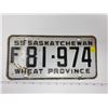 Image 1 : 1959 Sask license plate
