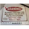 Image 1 : 12" X8" Repro tin sign