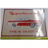 Image 1 : Tin Sign - DeSoto Car