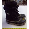 Image 2 : 1 Pair Waterproof Sorel Boots - Size 12 - worn once