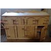 Image 1 : Hand-Crafted Pine Buffet - 63"lx21"wx44"h