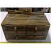 Image 1 : Hand-Crafted Pine Mini-Chest/Jewellery Box - 18hx10wx9h