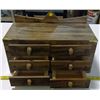 Image 6 : Hand-Crafted Pine Mini-Chest/Jewellery Box - 18hx10wx9h